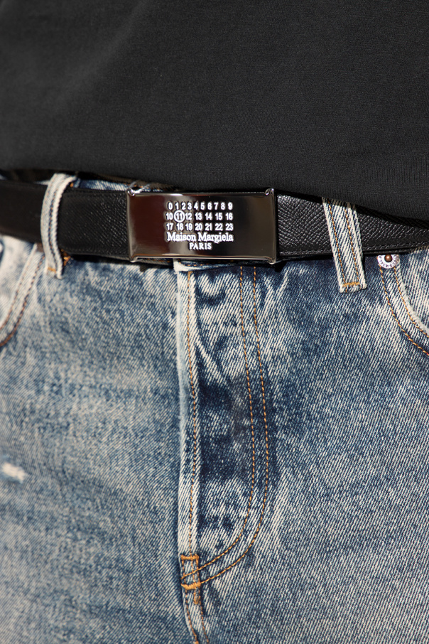 【送料&関税込】Maison Margiela Reversible Black Leather Bel Reversible belt Maison Margiela - AcmShops France